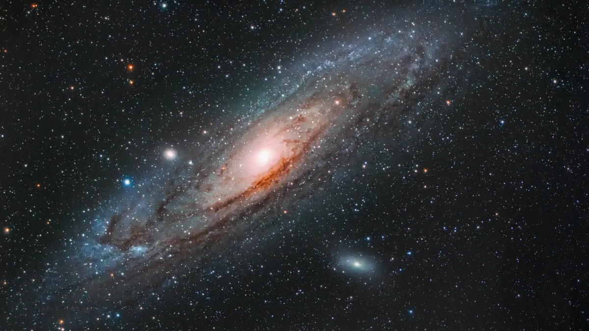 Pozoruhodné splynutí Mléčné dráhy s Andromedou