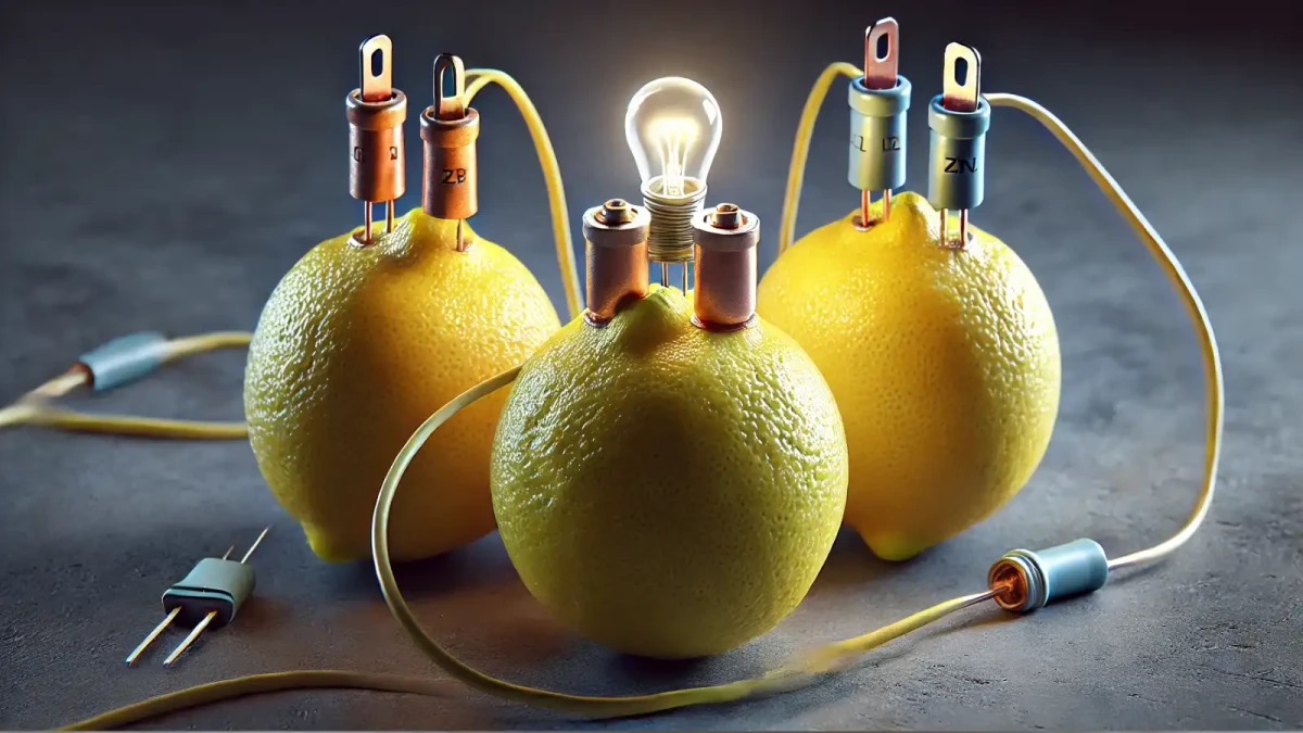 Baterie z citronů