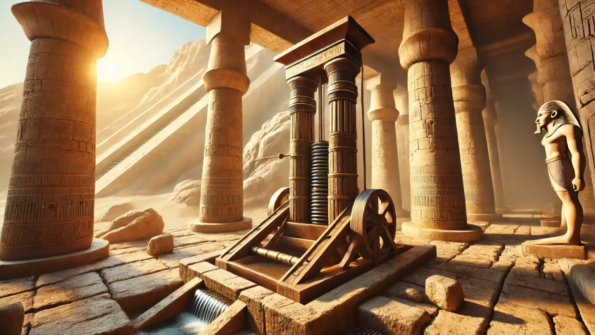 Egypťané využívali hydraulické výtahy