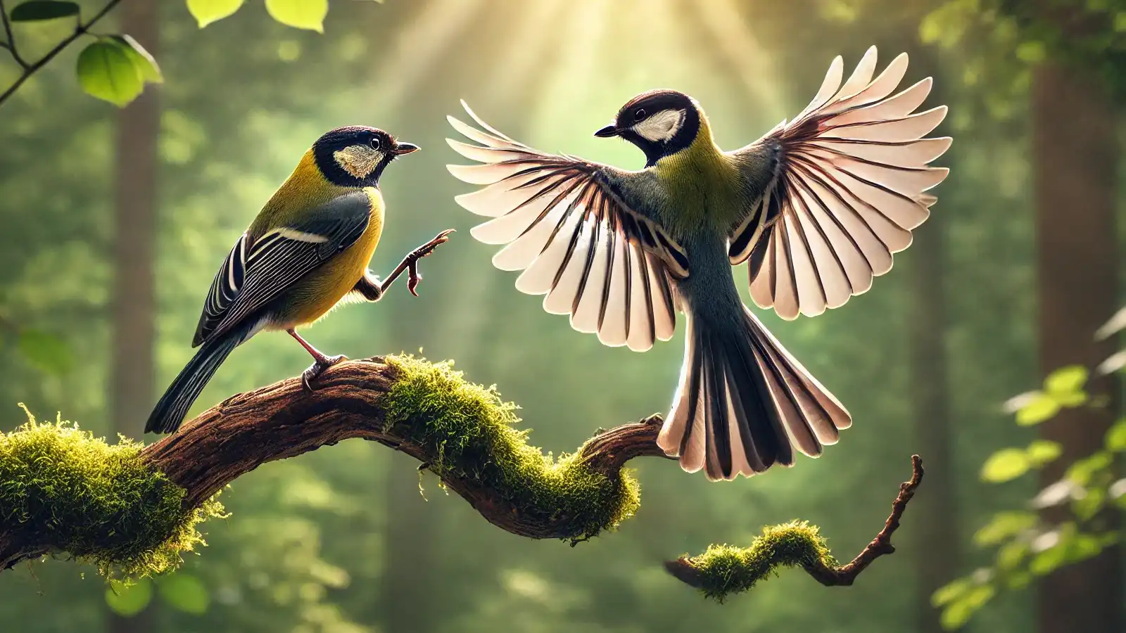 "Až po Vás, slečno..." Sýkorky používají abstraktní gestikulaci jako lidé.