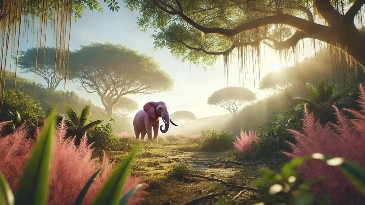 Sbíráte růžové slony? Příroda také!