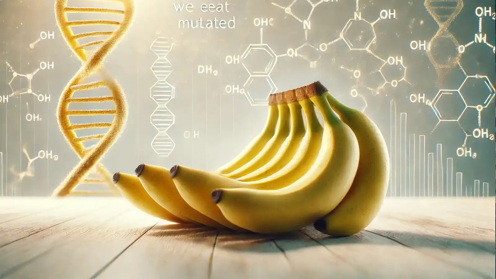 Banány, které jíme, jsou zmutované!