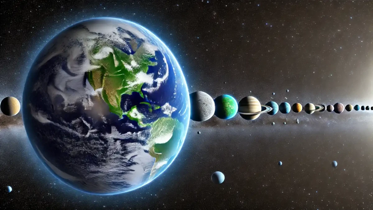 Jak daleko je vlastně Měsíc od Země? Mezi Zemí a Měsíc by se vešly všechny planety Sluneční soustavy!