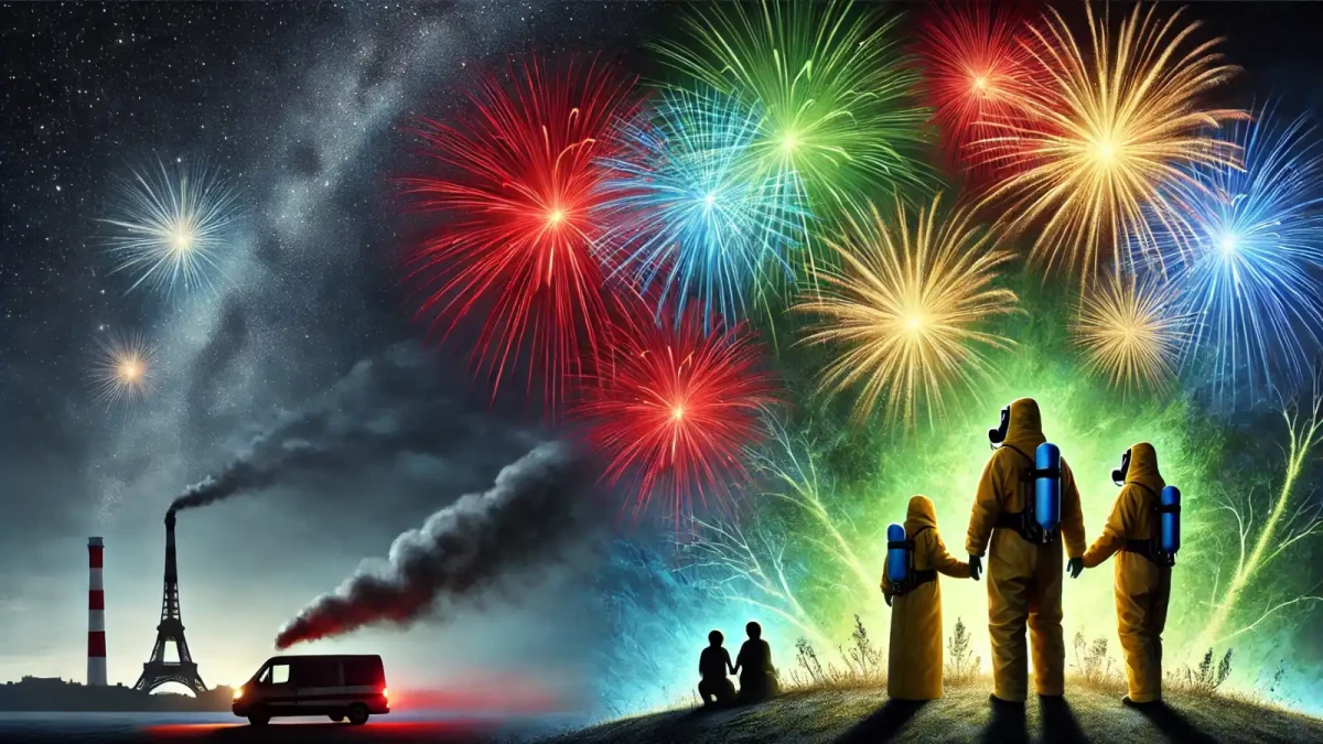 Překrásná podívaná nebo sprcha plná toxických látek? Proč nebrat děti na ohňostroje?