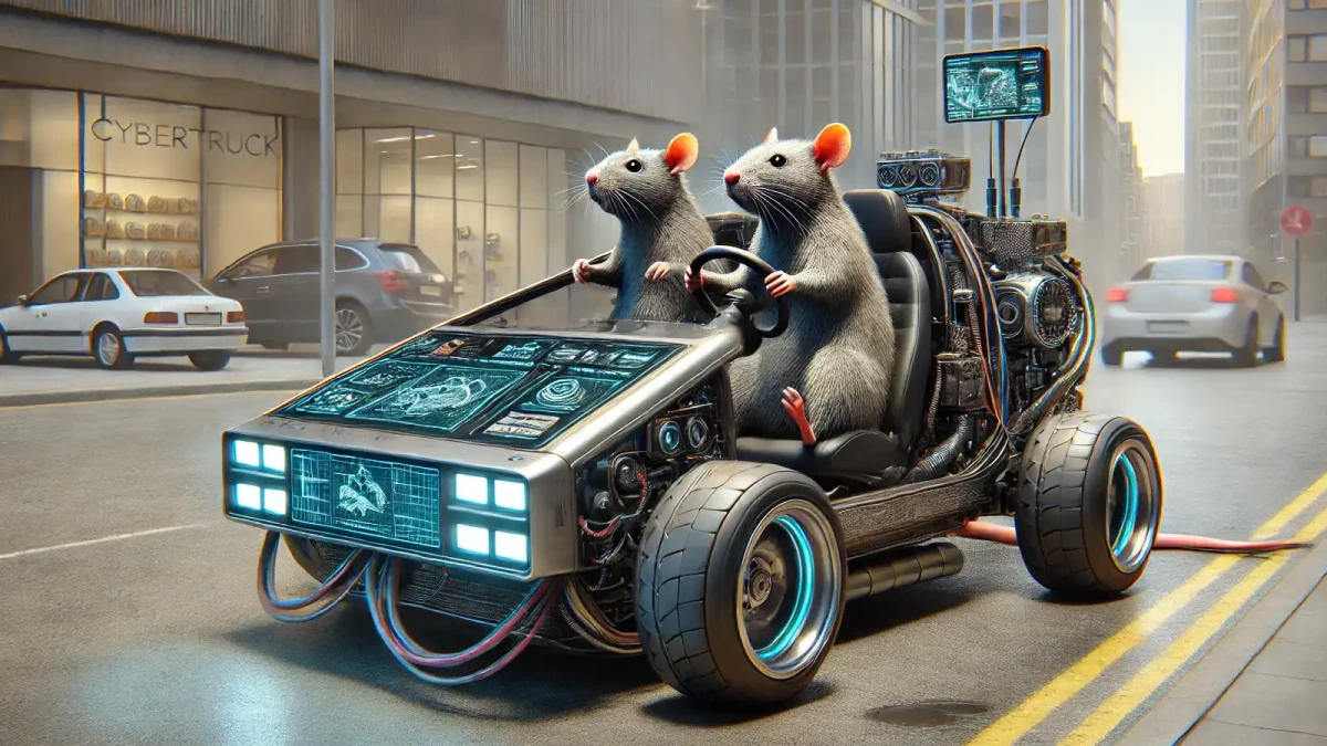 Vědci naučili krysy řídit, a ony si to užívají!