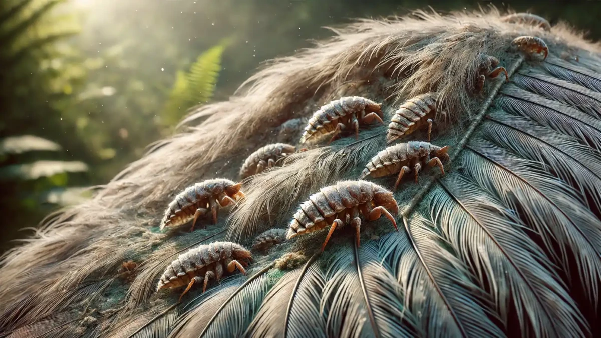 I dinosauři měli "vši"! Byly nalezeny v dinosauřím peří!