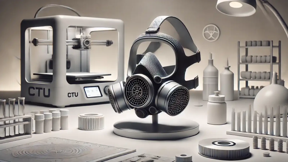 Čeští vědci z ČVUT vyvinuli respirátor z 3D tiskárny!