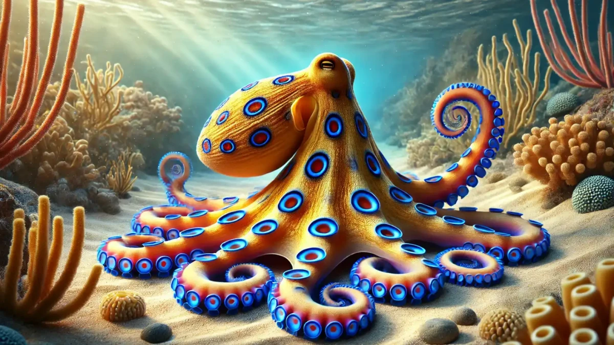 Chobotnice kroužkovaná - malá, ale velmi nebezpečná