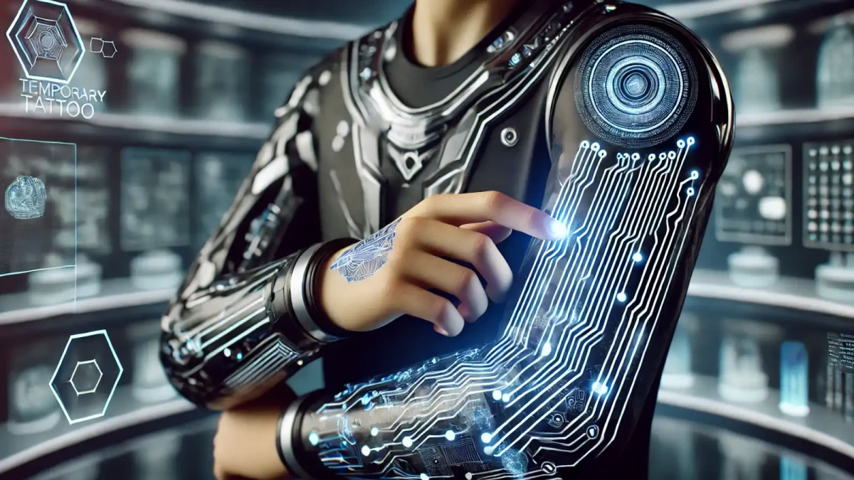 Dočasné tetování, které promění vaše tělo v obří touchpad