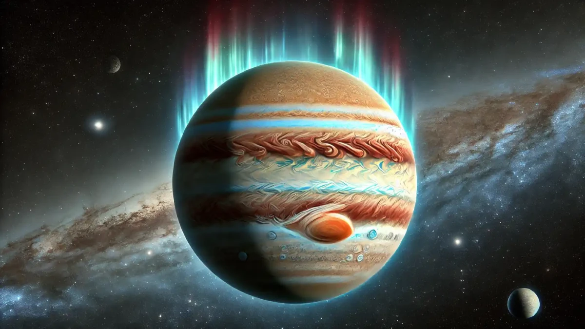 Polární záře na Jupiteru