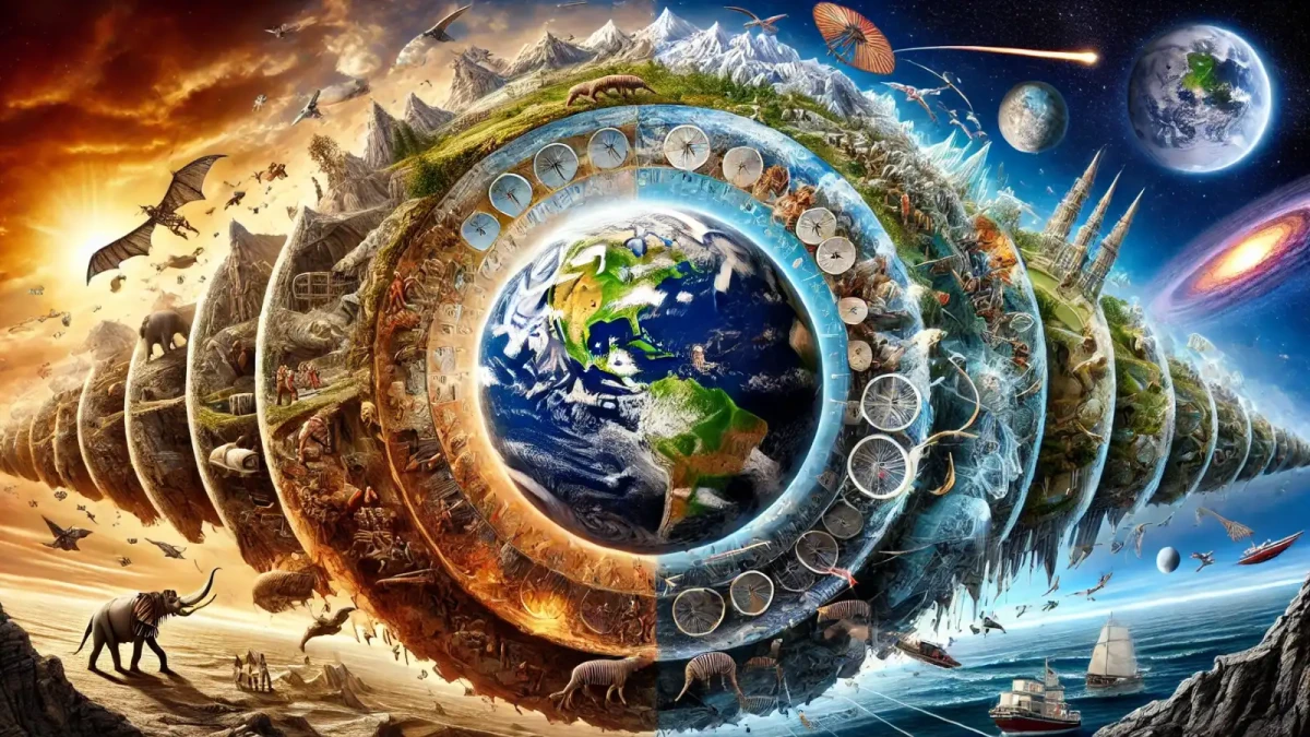 Kdybychom celou dobu existence naší planety převedli na čas 1 dne