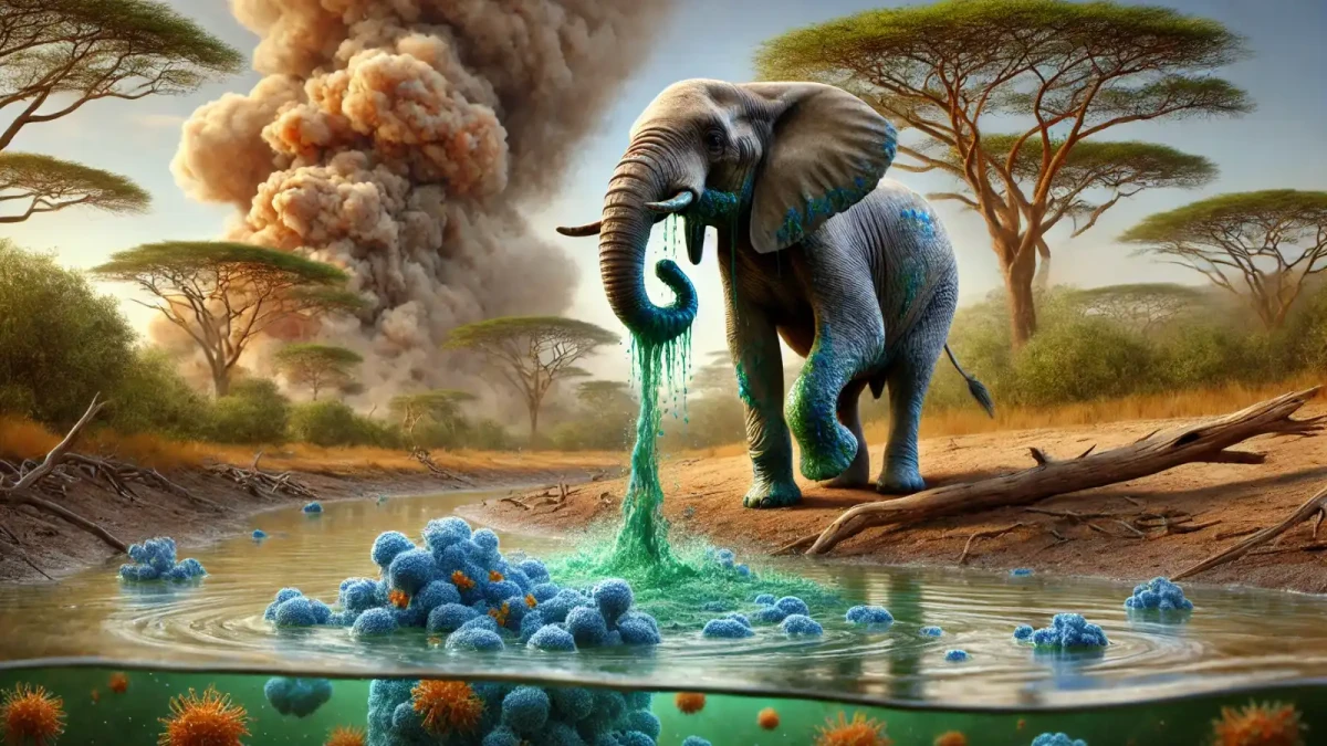 Za úmrtí 330 afrických slonů může neurotoxin ze sinic