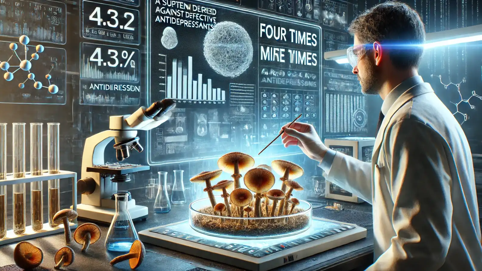 Látka z houbiček je proti depresím 4× účinnější než antidepresiva!