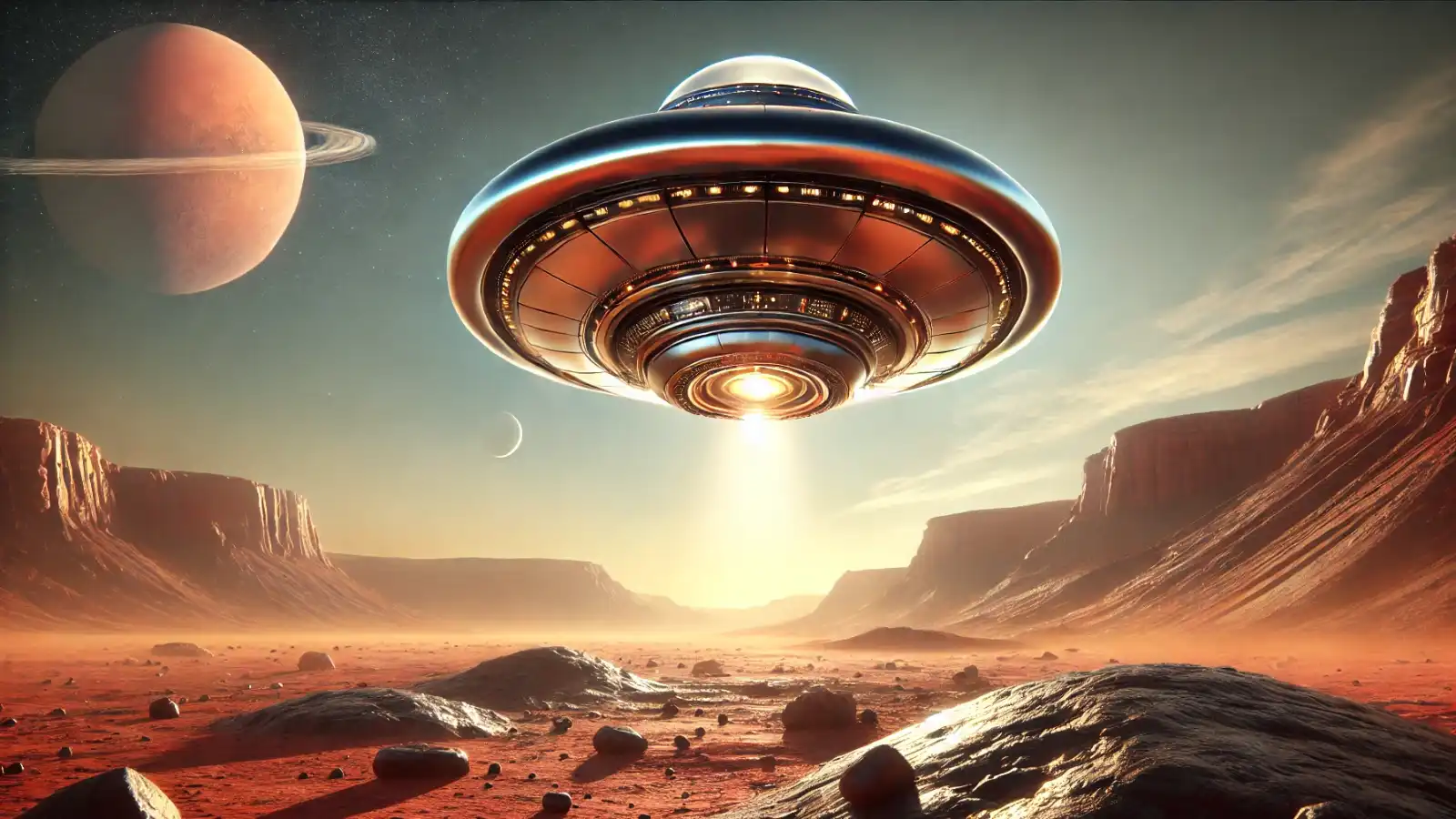 Ten pocit, když spatříte létající talíř, a on byl vyroben lidmi a přistane na Marsu