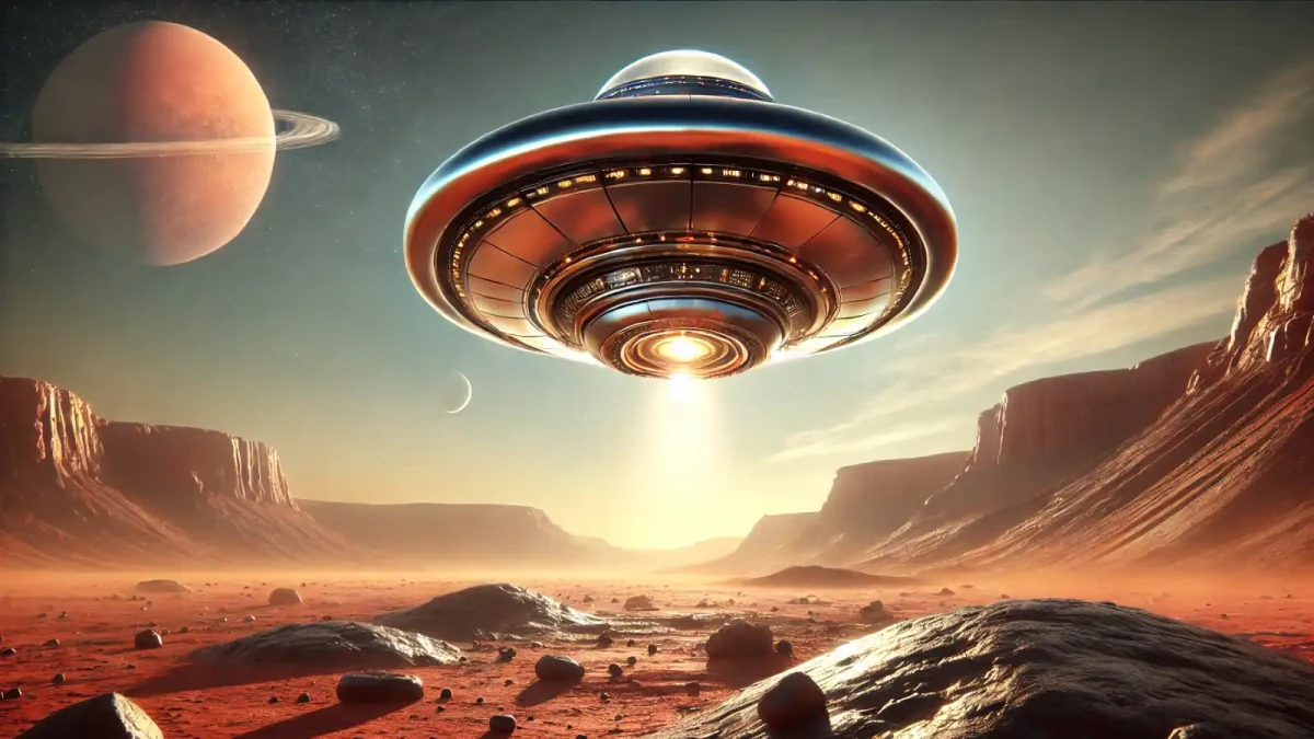Ten pocit, když spatříte létající talíř, a on byl vyroben lidmi a přistane na Marsu