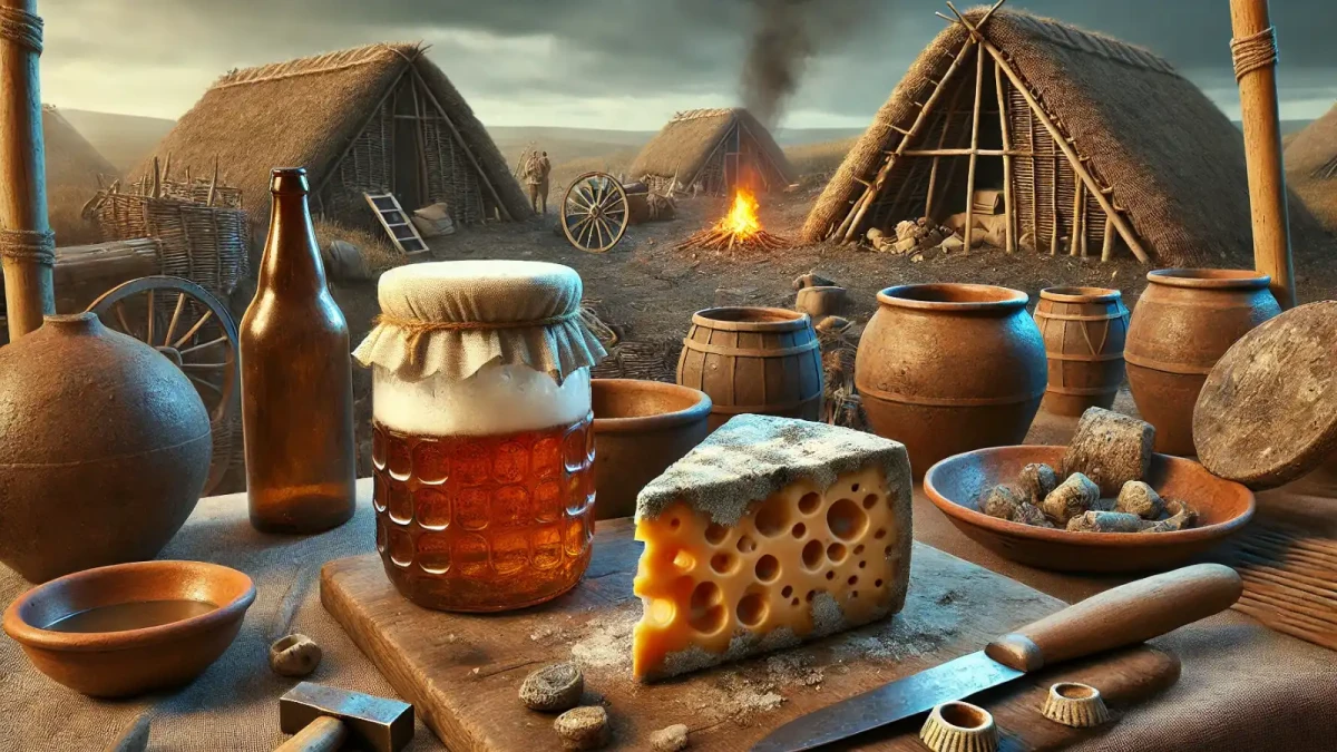 Pivo a plísňový sýr, to byly pochoutky v době železné. Prozradily to rozbory exkrementů.