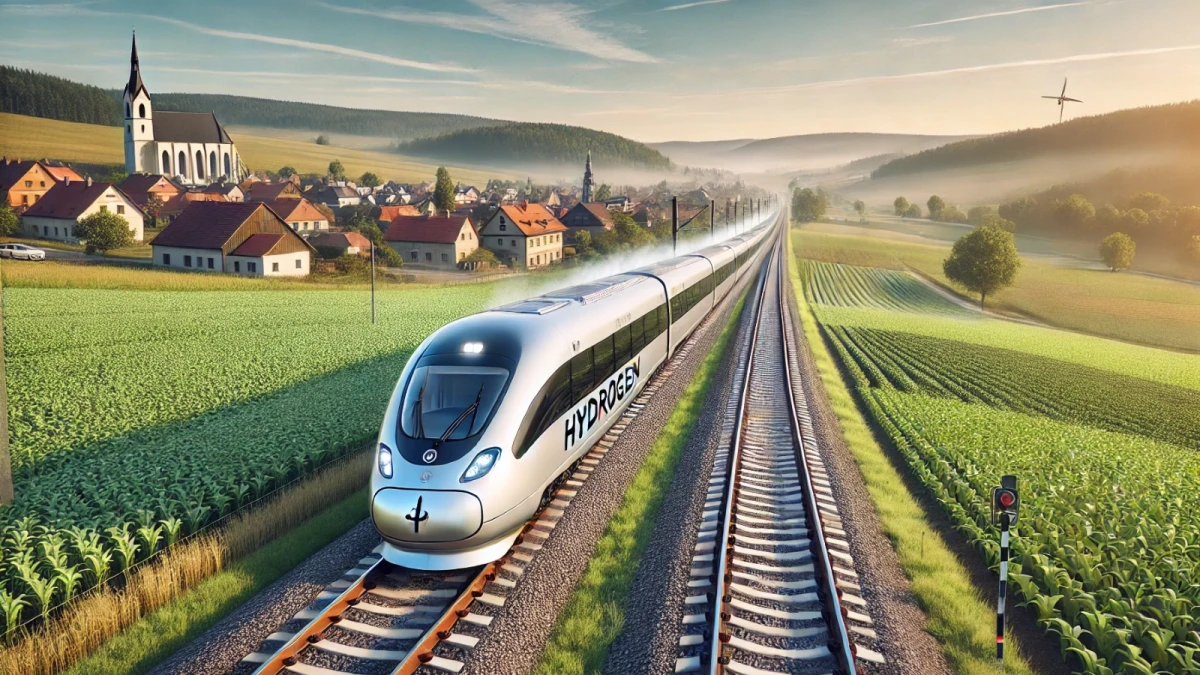 Vlaky na vodík jezdí na trati mezi Brnem a Jihlavou a mezi Brnem a Hradištěm! Jediným odpadem je voda!