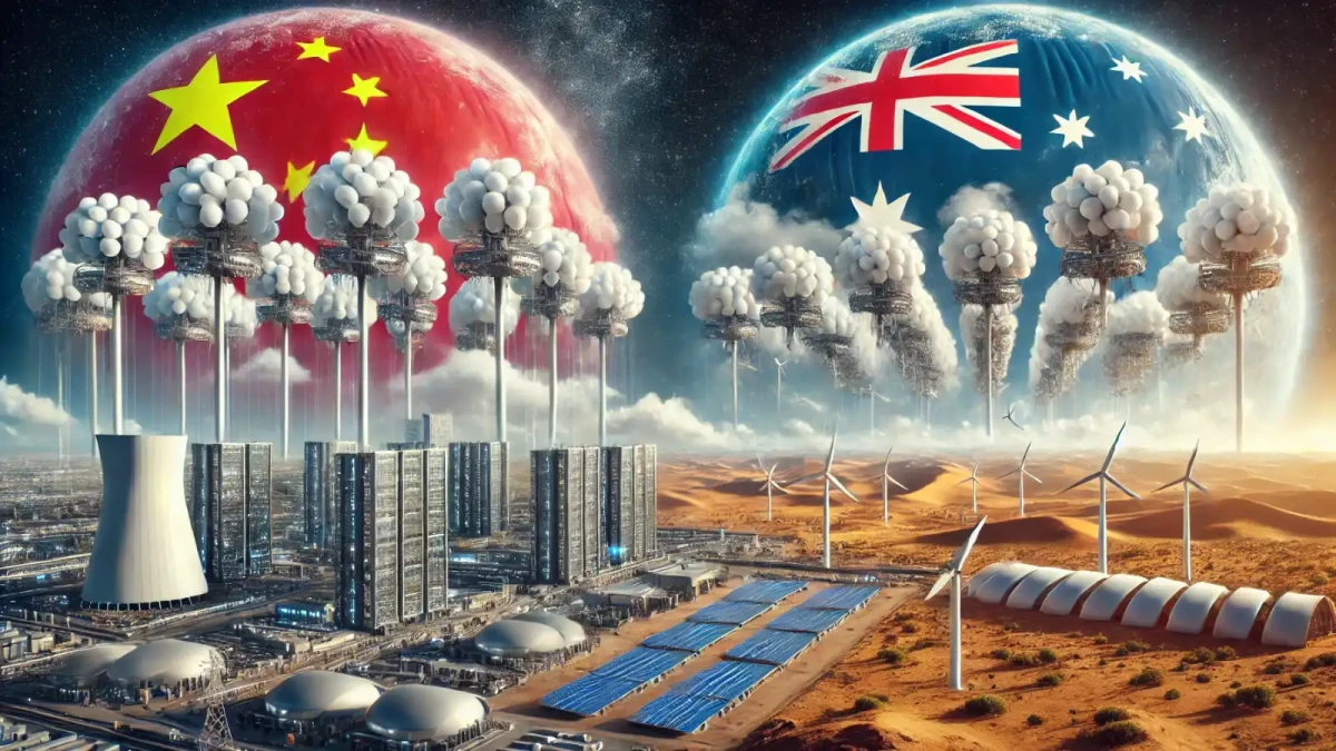 Čína a Austrálie budou ukládat energii do vzduchu