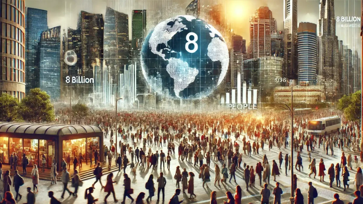 Světová populace lidí letos překročí hranici 8 000 000 000 lidí