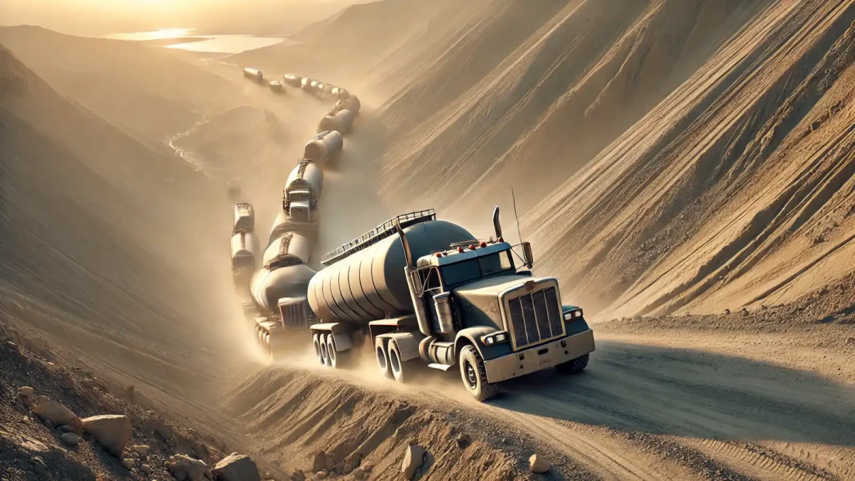 Kamiony vozící vodu z kopce: naprosto nesmyslná šílenost nebo geniální nápad na elektrárnu?