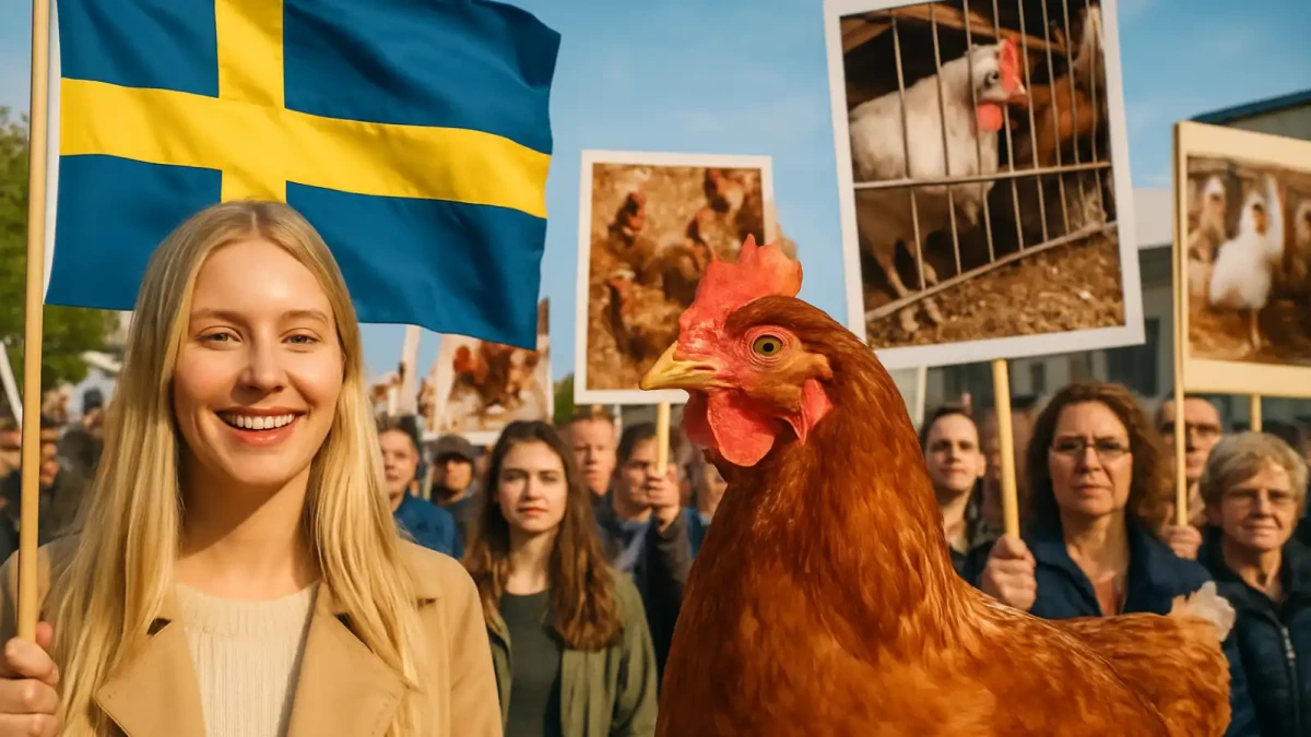 Švédko se stalo první zemí na světě, kde lidé odmítli klecové chovy