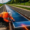 Švýcarsko mění železniční koleje na solární elektrárny