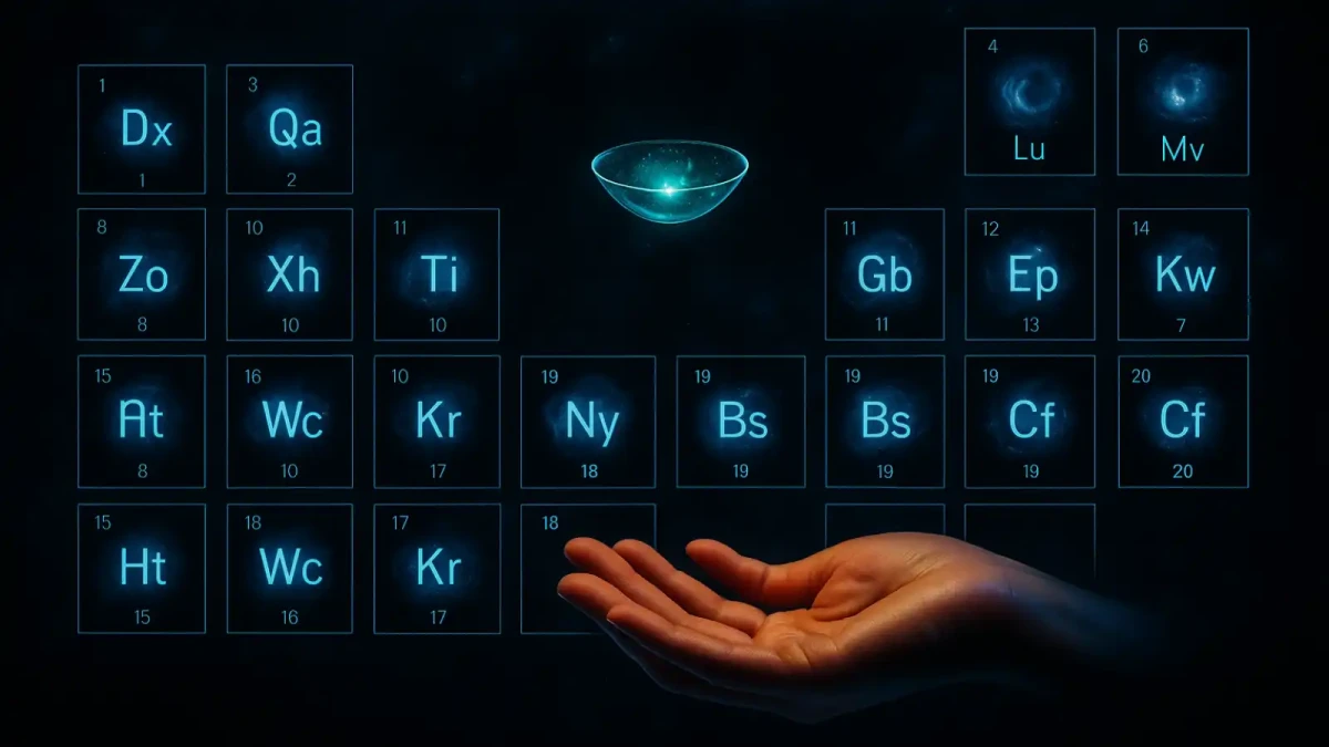 Temná hmota může mít svou vlastní „neviditelnou“ periodickou soustavu prvků