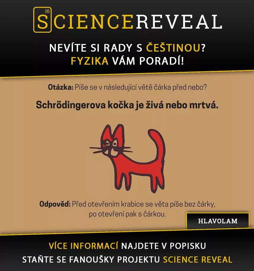 Nevíte si rady s češtinou? Fyzika vám poradí!