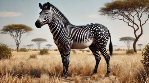 V Keni byla spatřena puntíkovaná zebra